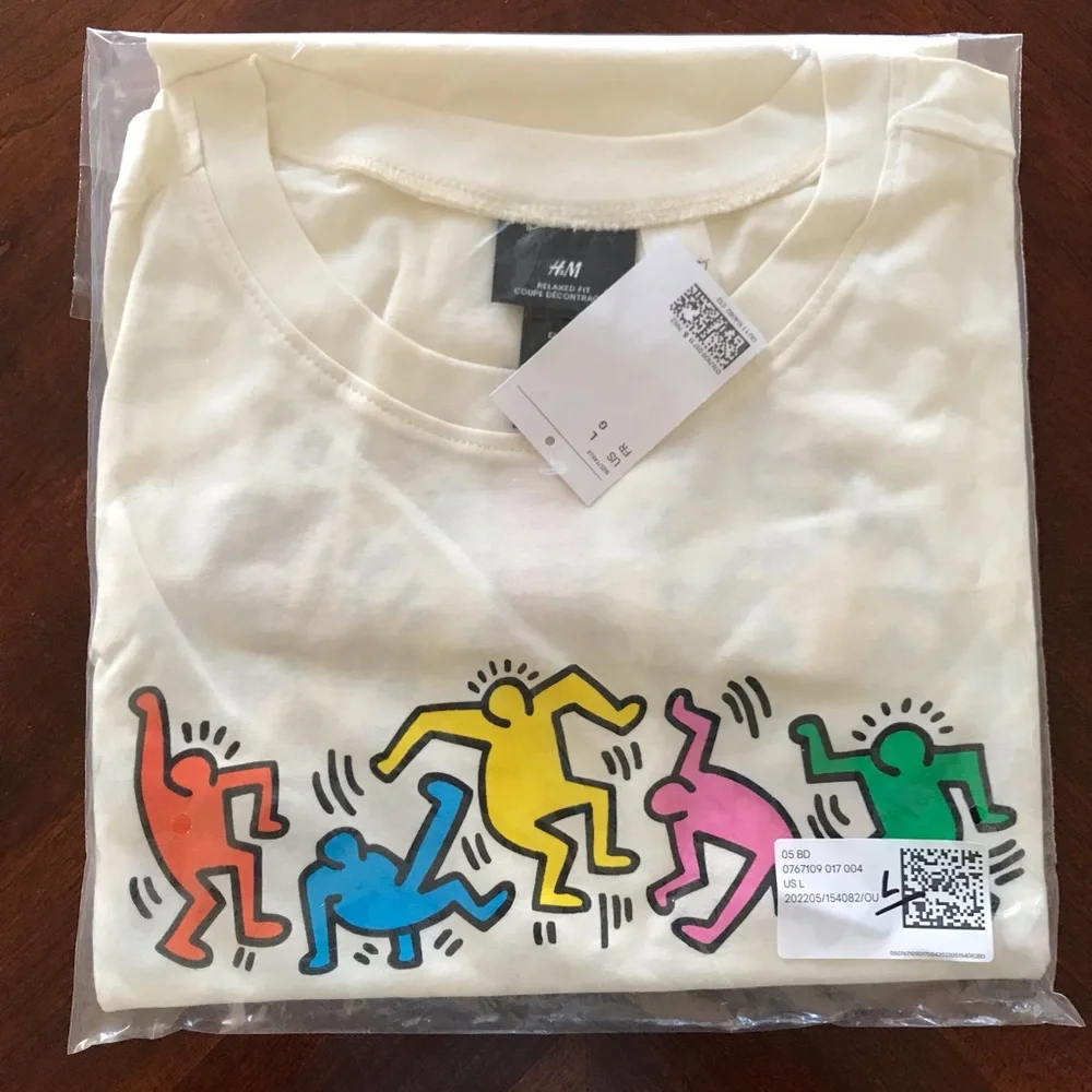KEITH HARING Print on Both sides Muscle Shirts NEW S, M, L, XL, XXL NWT - Picture 12 of 13